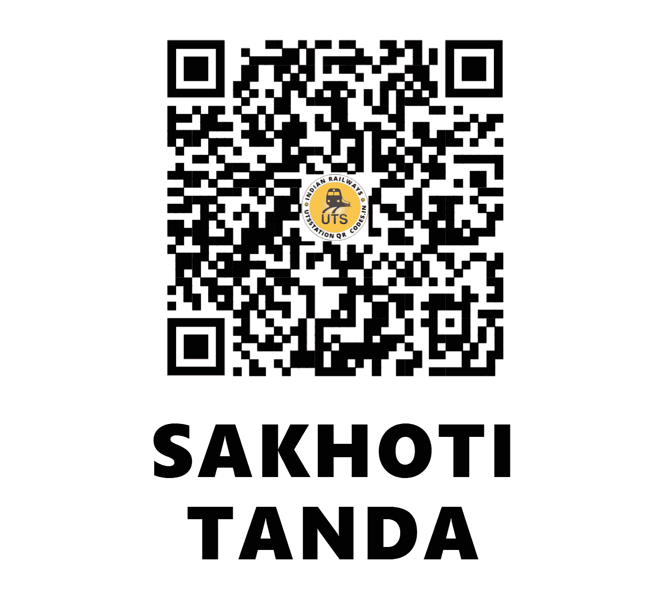 UTS QR Code for SAKHOTI TANDA - SKF - NR (UTTAR PRADESH)